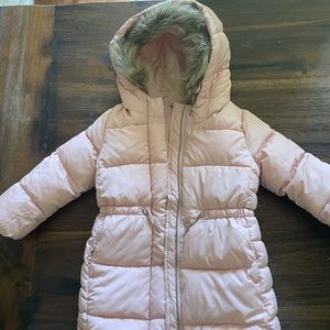 Baby Gap pink puffer coat